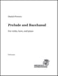 Prelude and Bacchanal P.O.D. cover